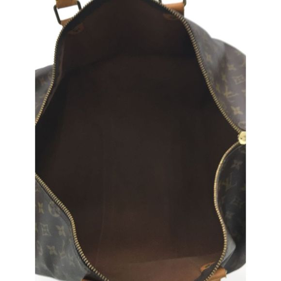 LOUIS VUITTON Keepall Bandouliere Monogram PVC Brown Bag - Picture 6 of 7